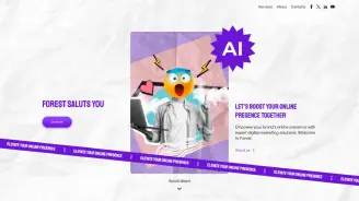 AI 建站示例：按行业生成的网站模板